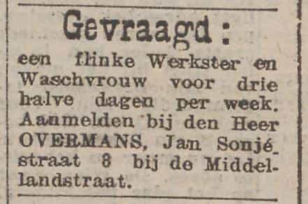 Artikel 'Gevraagd:' uit  van  dec 
