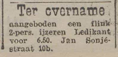 Artikel 'Ter overname' uit  van  dec 
