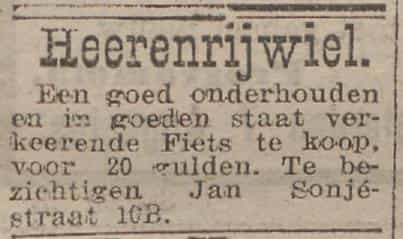 Artikel 'Heerenrijwiel.' uit  van  dec 