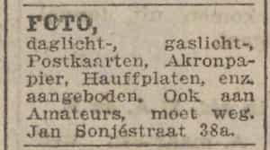 Artikel 'Foto,' uit Rotterdamsch nieuwsblad van 24 sep 1909

