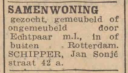 Artikel 'Samenwoning' uit  van  dec 