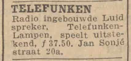 Artikel 'Telefunken' uit  van  dec 
