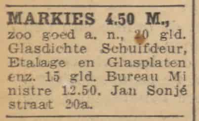Artikel 'Markies 4.50 Meter,' uit  van  dec 