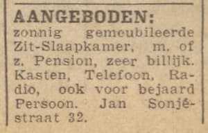 Artikel 'Aangeboden:' uit Rotterdamsch nieuwsblad van 24 sep 1909
