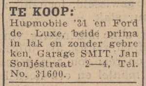 Artikel 'Te koop:' uit Rotterdamsch nieuwsblad van 24 sep 1909
