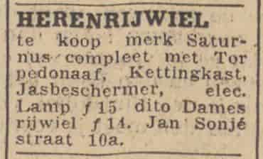 Artikel 'Herenrijwiel' uit  van  dec 
