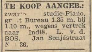 Artikel 'Te koop aangeboden:' uit Rotterdamsch nieuwsblad van 24 sep 1909

