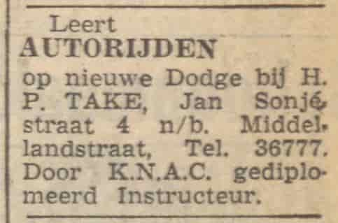 Artikel 'autorijden' uit  van  dec 