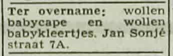 Artikel 'Ter overname:' uit  van  dec 