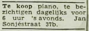 Artikel 'Te koop' uit Rotterdamsch nieuwsblad van 24 sep 1909
