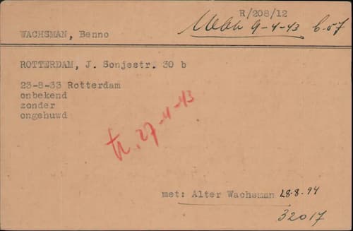 Artikel 'Wachsman, Benno' uit  van  dec 
