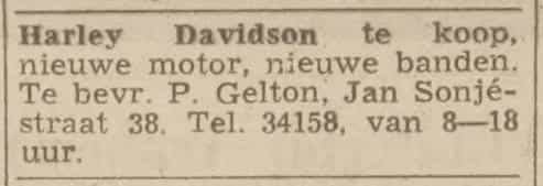 Artikel 'Harley Davidson' uit Rotterdamsch nieuwsblad van 24 sep 1909
