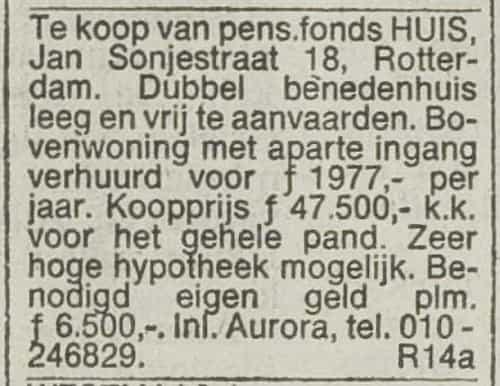 Artikel 'huis,' uit Rotterdamsch nieuwsblad van 24 sep 1909
