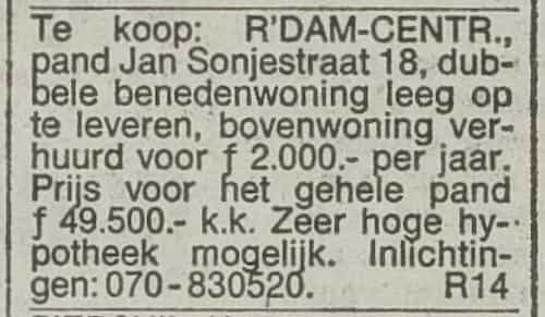 Artikel 'Rotterdam-centrum,' uit Rotterdamsch nieuwsblad van 24 sep 1909
