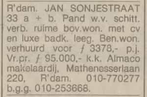 Artikel 'Pand' uit Rotterdamsch nieuwsblad van 24 sep 1909
