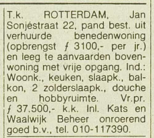 Artikel 'Rotterdam,' uit Rotterdamsch nieuwsblad van 24 sep 1909
