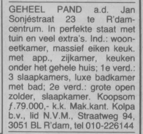 Artikel 'Geheel pand' uit Rotterdamsch nieuwsblad van 24 sep 1909

