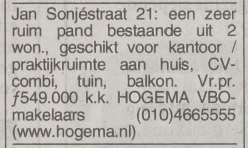 Artikel 'Jan Sonjéstraat 21:' uit  van  dec 
